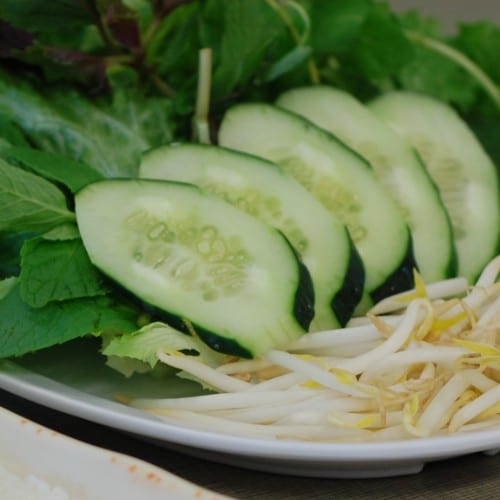 Plate of Vegetables (For Eggrolls) (RAU CG).
