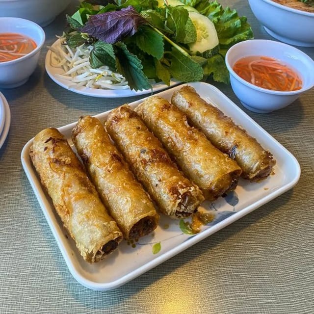 (Phan ChaGio) Fried Pork Egg Rolls.