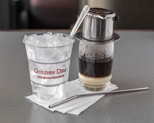 Hot French Roasted Coffee with Condensed Milk (Ca Phe Sua Nong).
